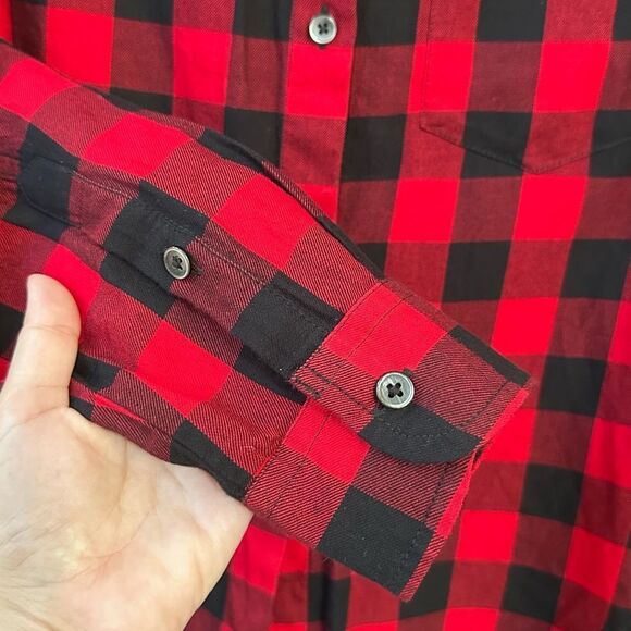 Madewell Flannel Tie-Front Shirt - Picture 5 of 7